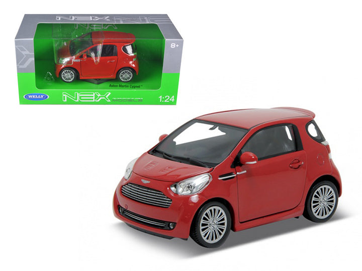 Aston Martin Cygnet Red 1/24 Diecast Car Model by Welly-0