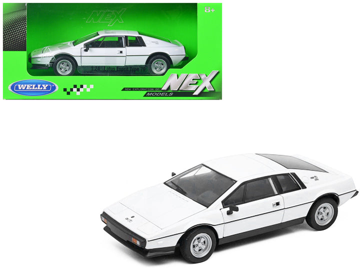 Lotus Esprit S2 Type 79 White "NEX Models" Series 1/24 Diecast Model Car by Welly-0