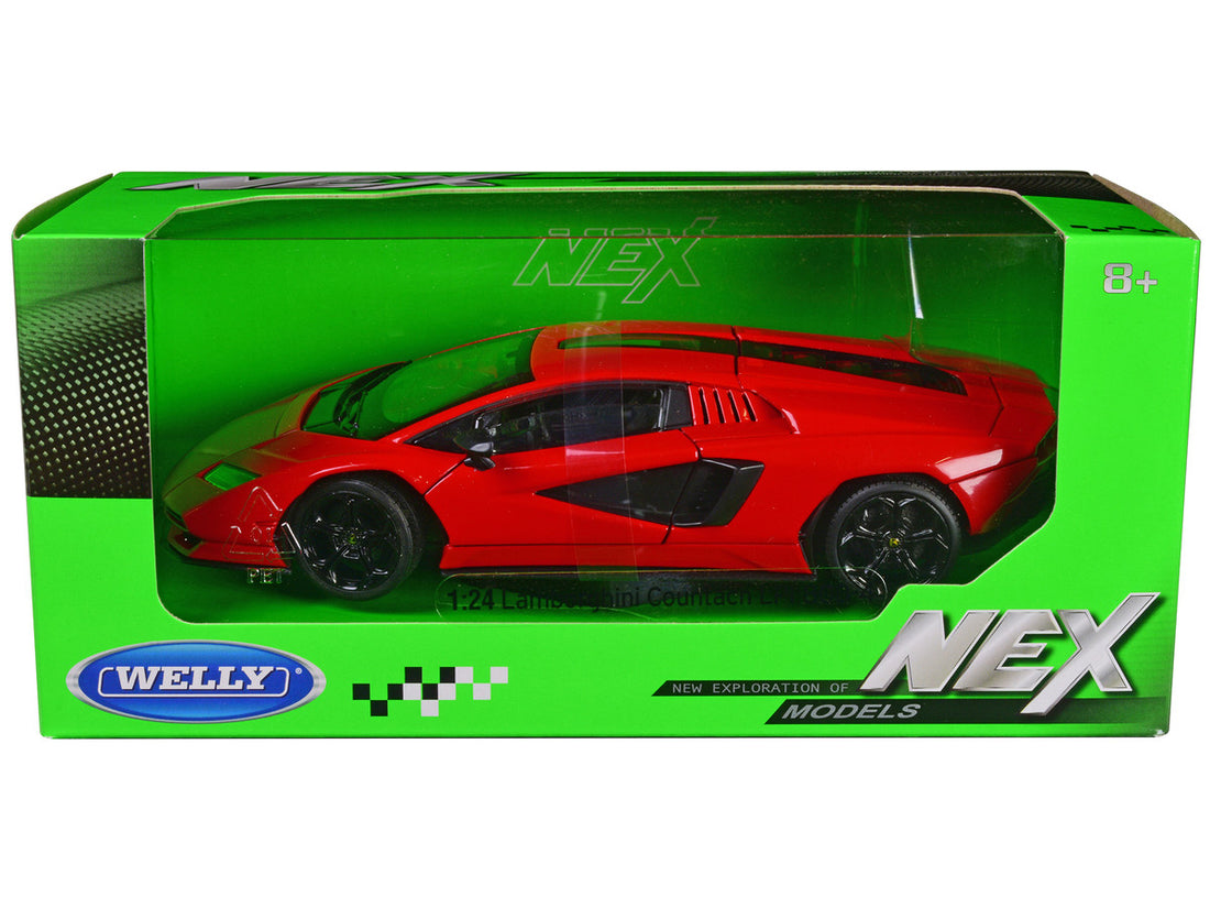 Lamborghini Countach LPI 800-4 Red "NEX Models" Series 1/24 Diecast Model Car by Welly-0