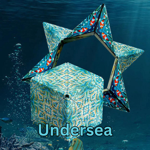 Shashibo Explorer Series - Puzzle cube. Best games of 2023. Undersea design cube.