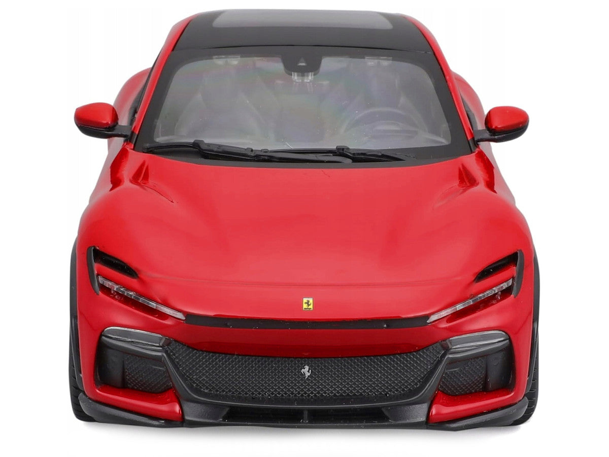 Ferrari Purosangue Red with Sunroof "Race + Play" Series 1/24 Diecast Model Car by Bburago-0