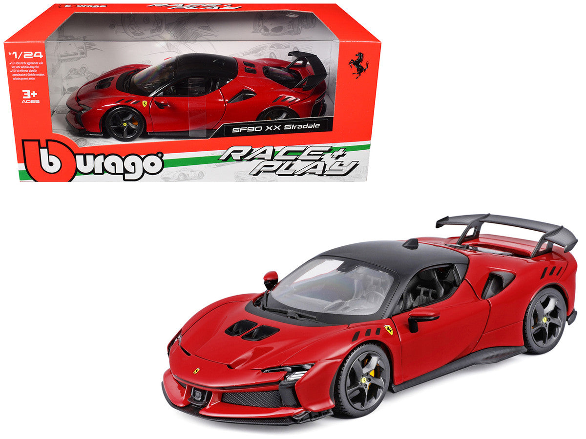 Ferrari SF90 XX Stradale Red with 1:24 Diecast Model Car | Bburago