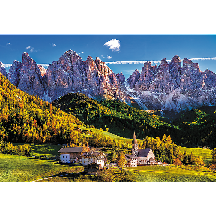 Val Di Funes Valley, Dolomites Mountain Puzzle, Puzzle of Italy, Adult 1500 Piece Jigsaw Puzzles,Trefl 26163 2