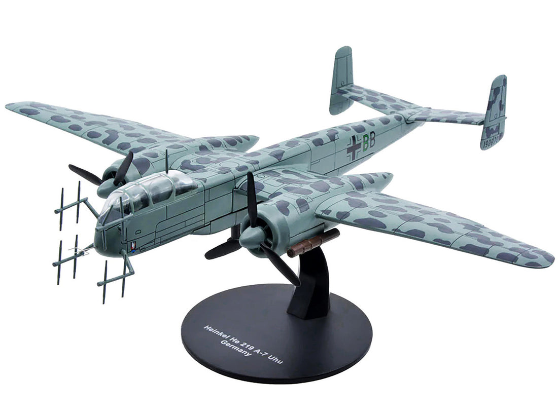 Heinkel HE 219 A-7 UHU Fighter Plane (Germany 1942) 1/72 Diecast Model by Warbirds of WWII-2