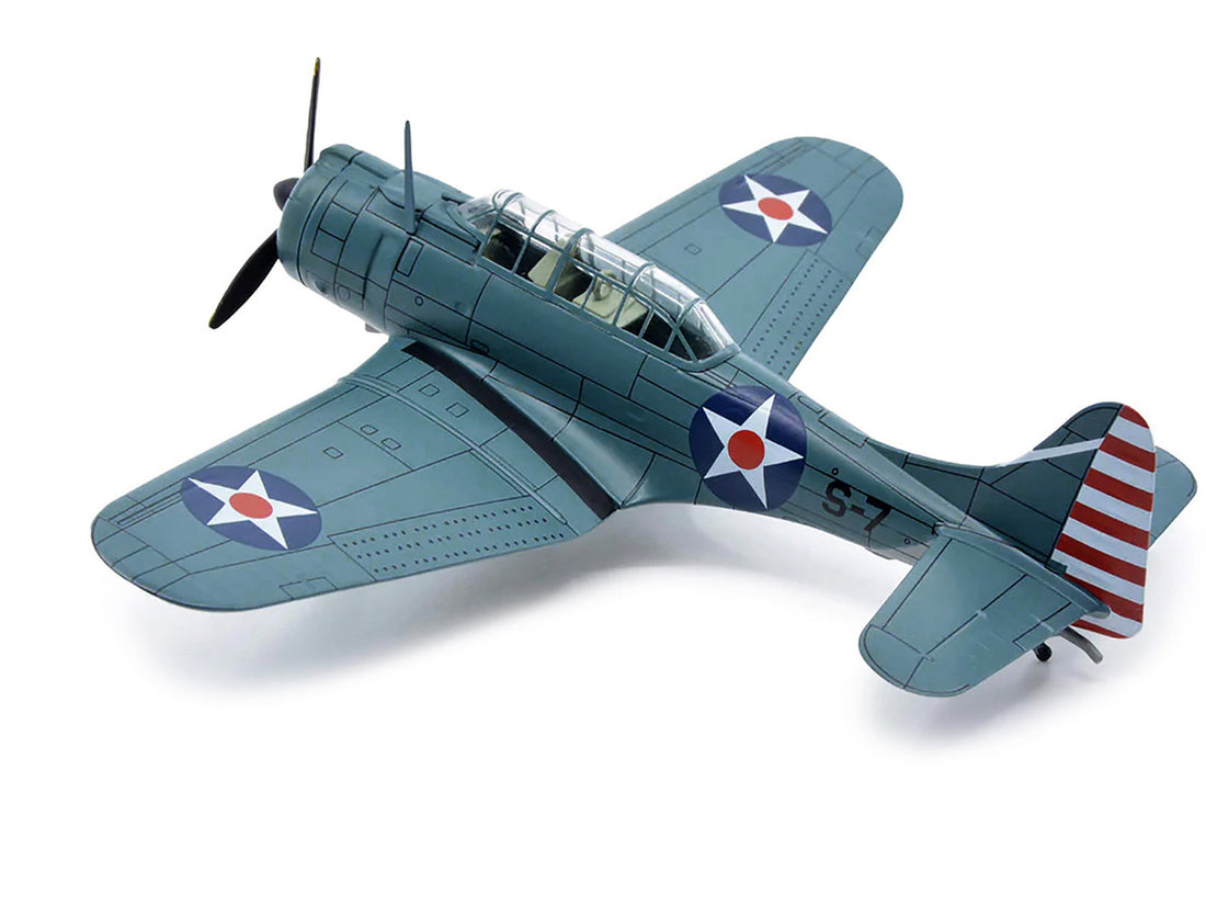 Douglass SBD-3 Dauntless Bomber Plane (United States Navy 1938) 1/72 Diecast Model by Warbirds of WWII-1