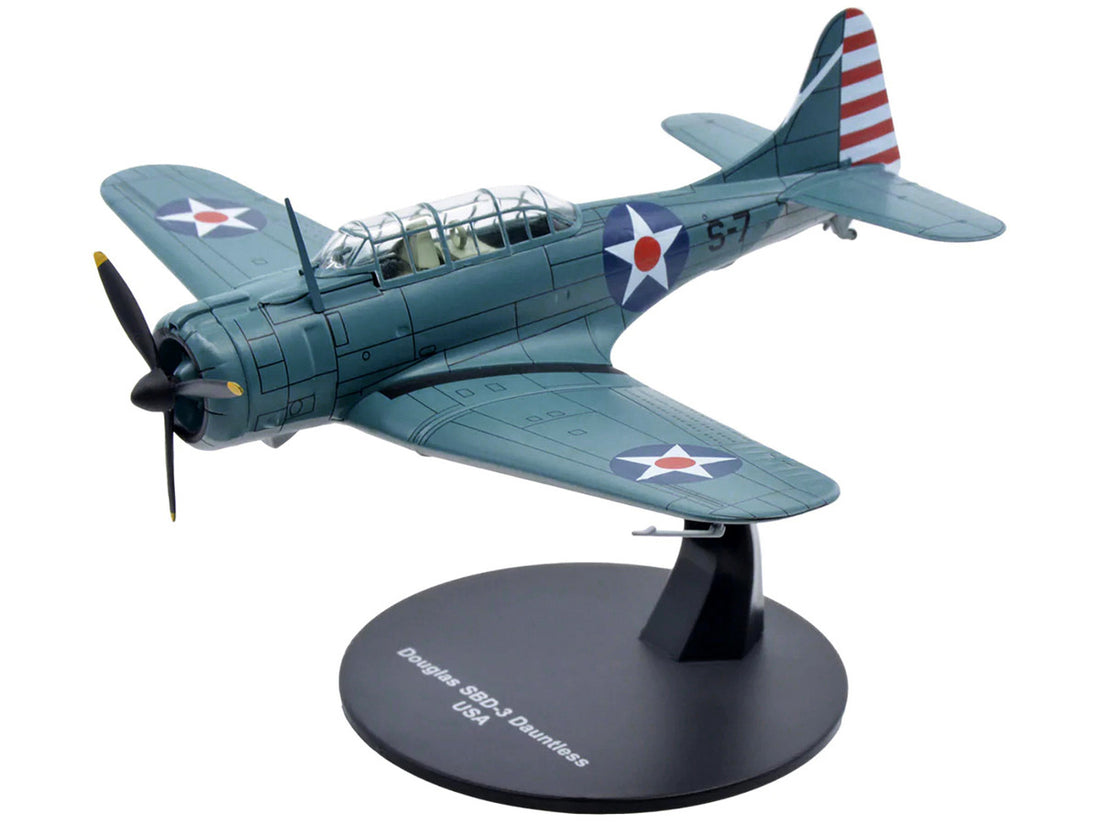 Douglass SBD-3 Dauntless Bomber Plane (United States Navy 1938) 1/72 Diecast Model by Warbirds of WWII-2