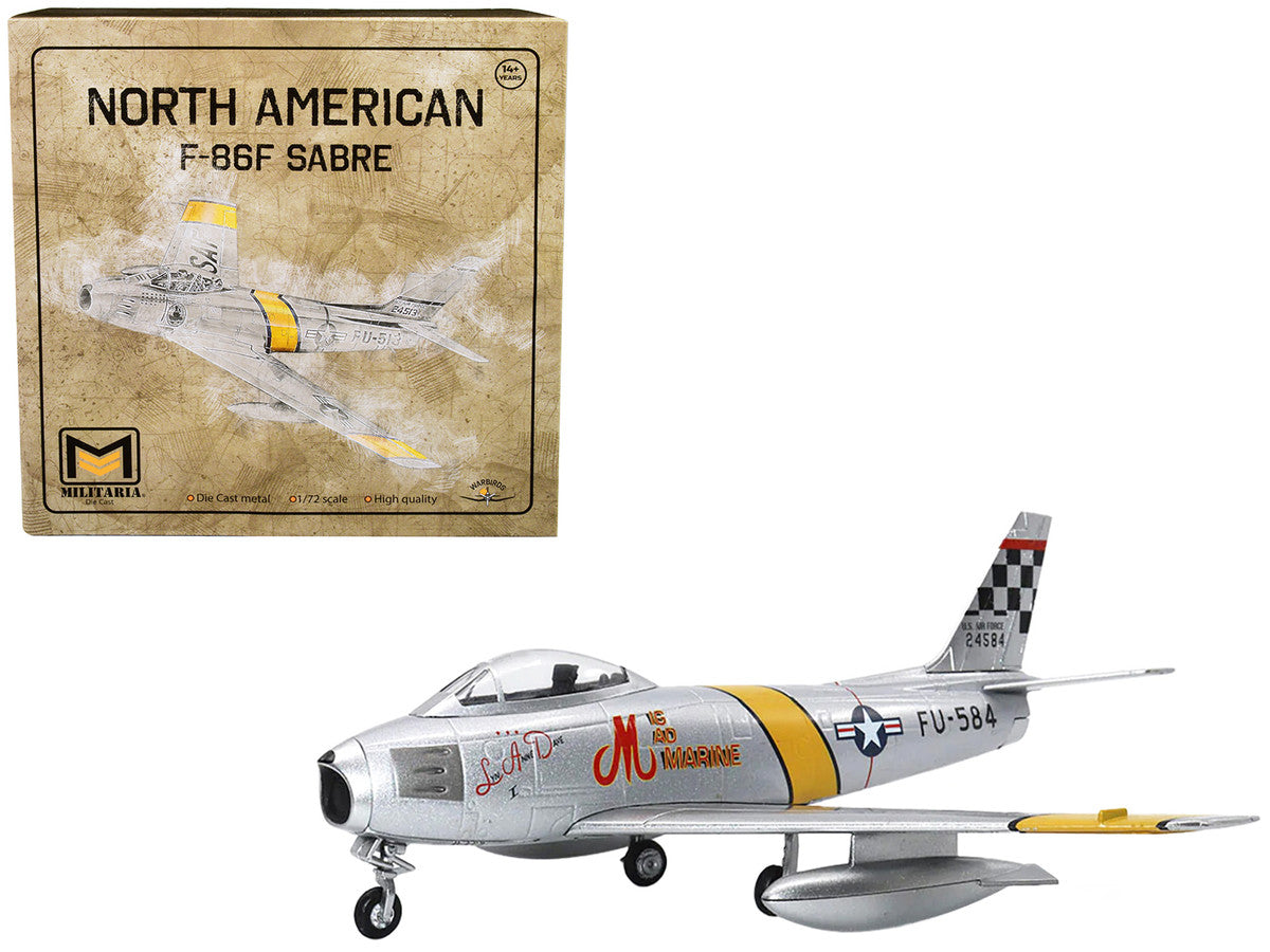 North American F-86F Sabre Fighter Aircraft "US Air Force" 1/72 Diecast Model by Militaria Die Cast-0