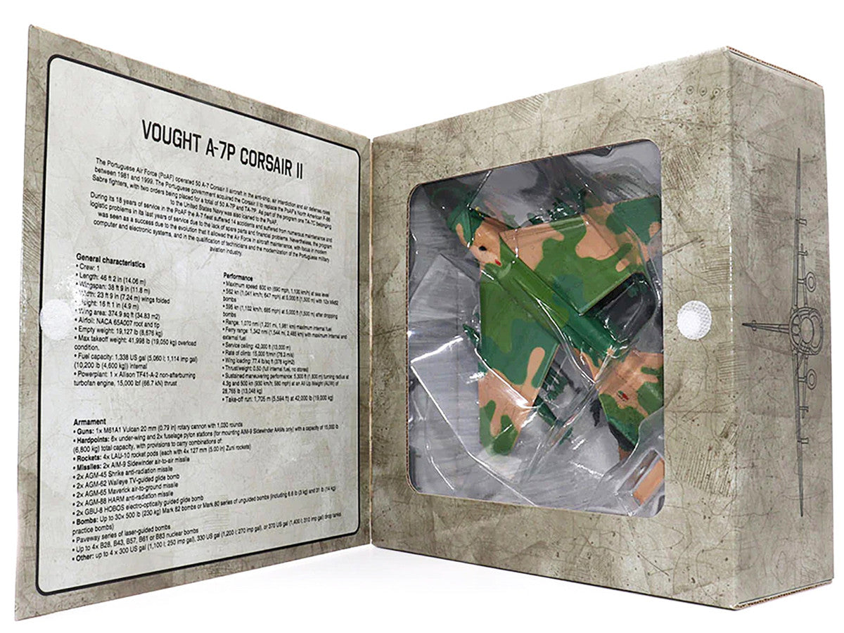 Vought A-7P Corsair II Attack Aircraft "Portugal" 1/72 Diecast Model by Militaria Die Cast-4