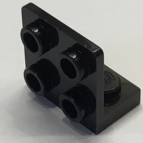 BRACKET 1×2-2×2 Inverted (#99207) – 25× Black – LEGO® Compatible – Pack of 25 3