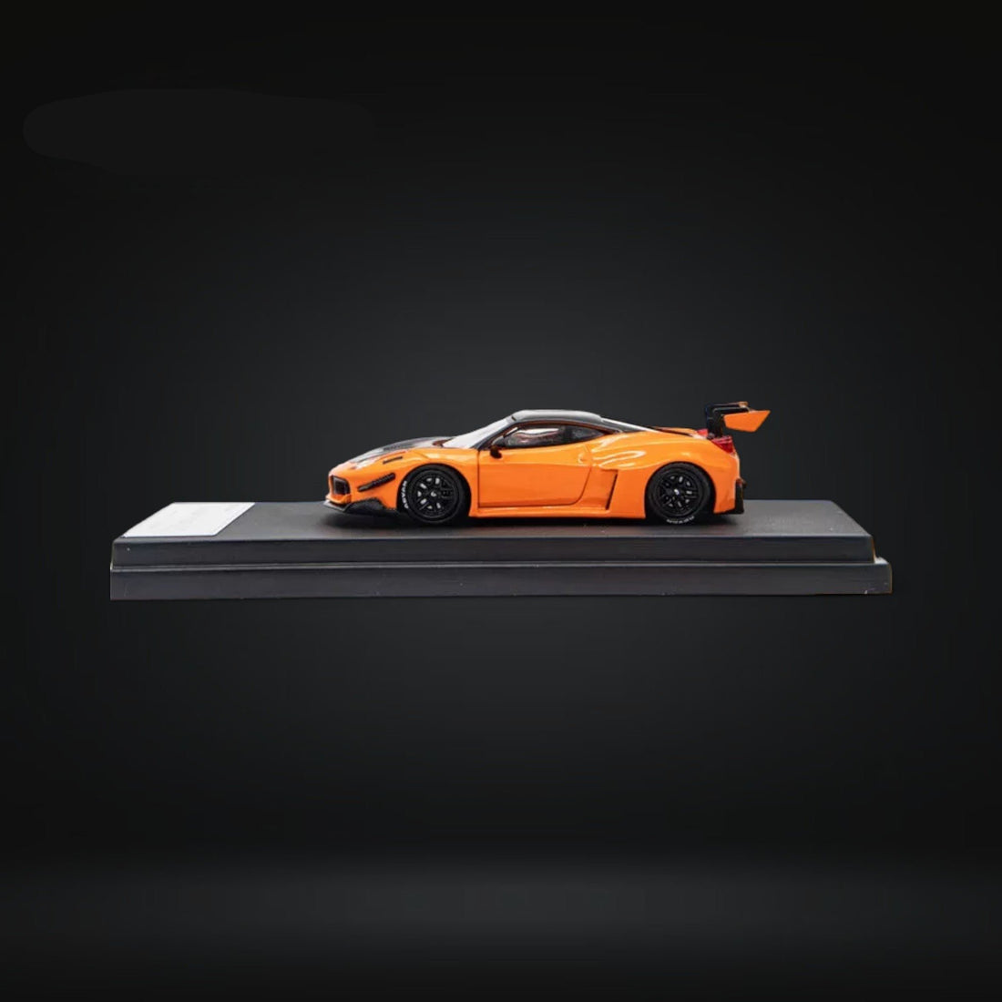 Ferrari 458 GT LBWK Orange Deluxe Figure Version 1:64 by Star Model Side View