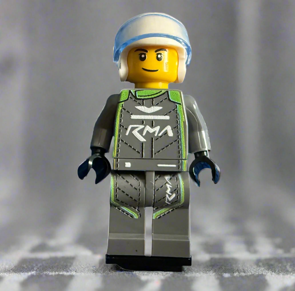 Aston Martin Valkyrie AMR Pro Driver Minifigure for Lego