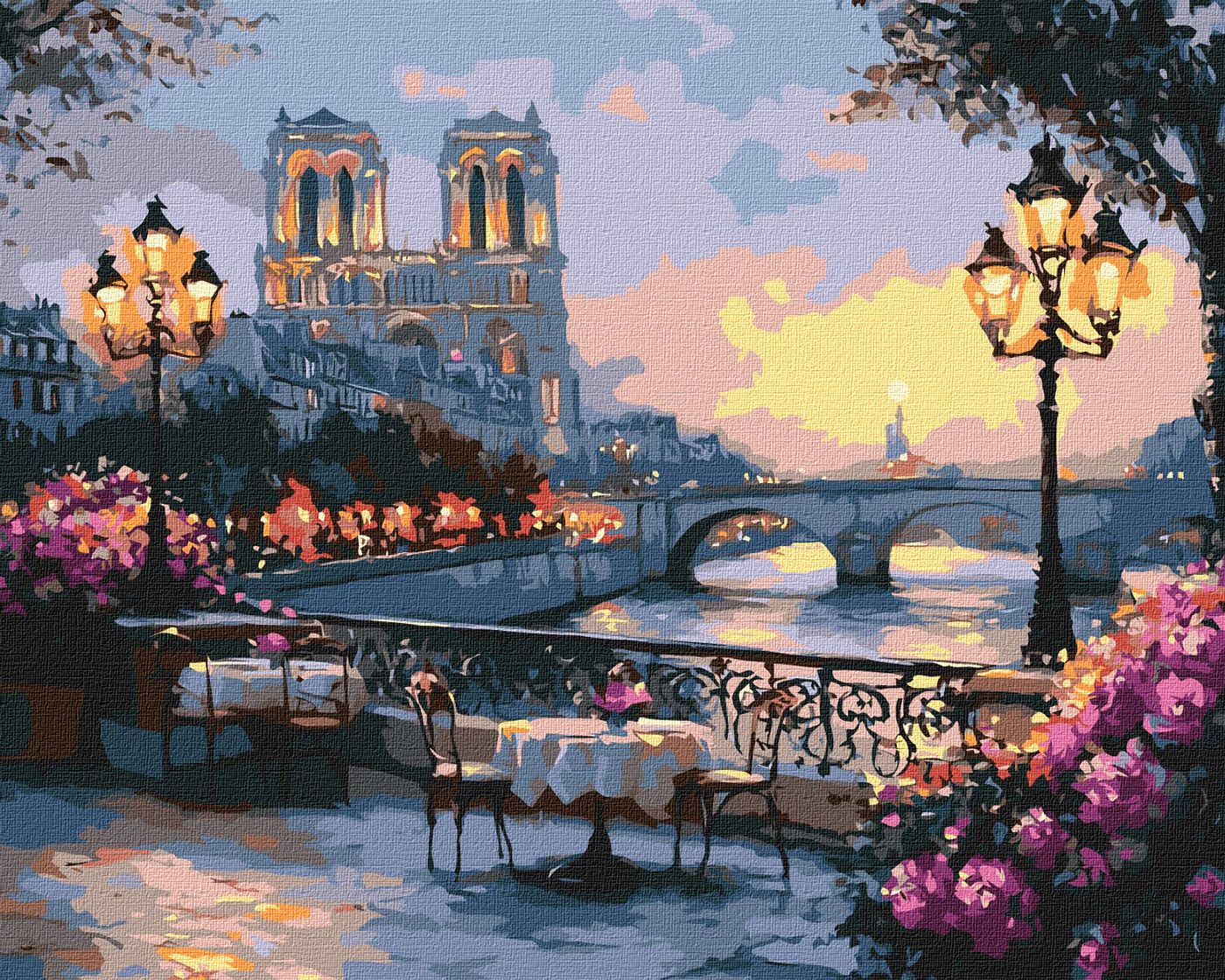 Painting by Numbers kit A French landscape KHO2905 3