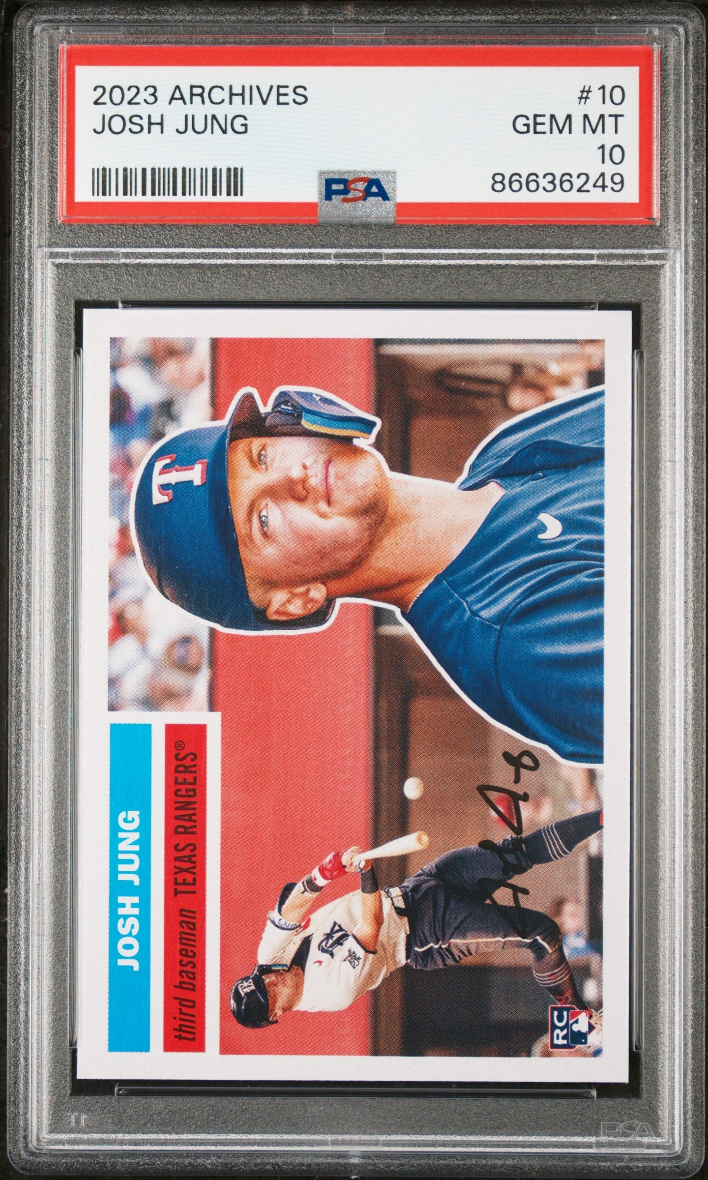 2023 TOPPS ARCHIVES JOSH JUNG  #10 - PSA 10