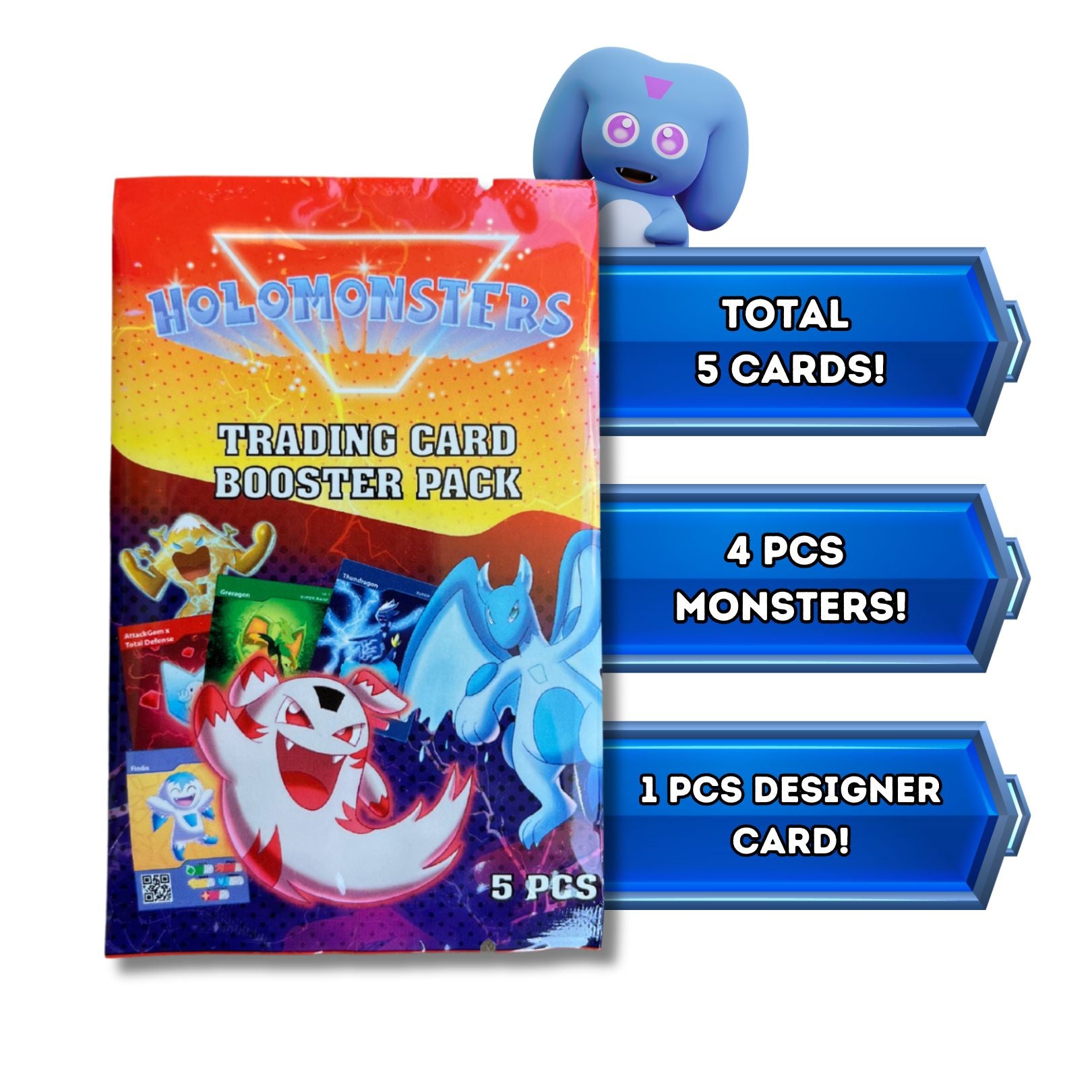 Holomonsters Trading Card Booster Pack - 2