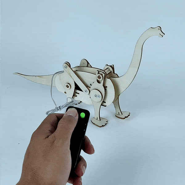 Dinosaur Robot Brachiosaurus DIY Kit, Educational STEM Toy 5