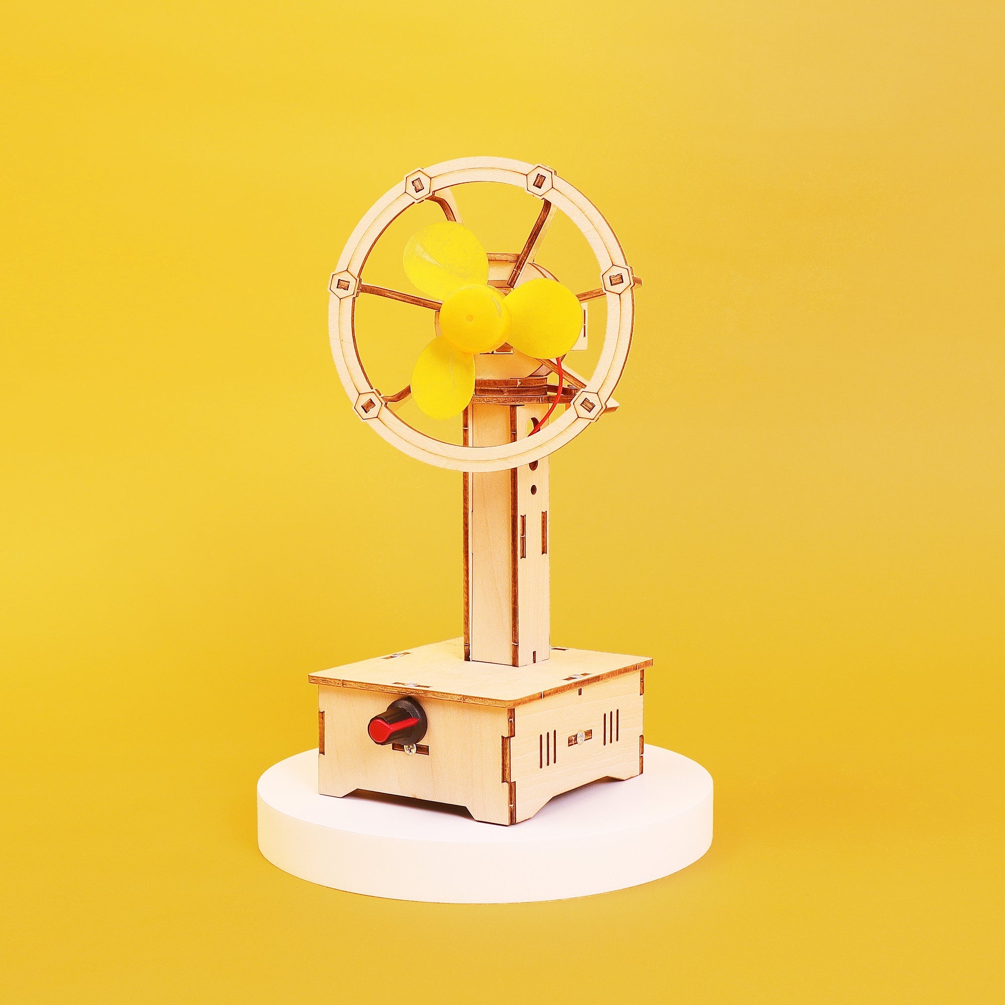 Variable Speed Oscillating Fan DIY Kit, Educational STEM Toy 6