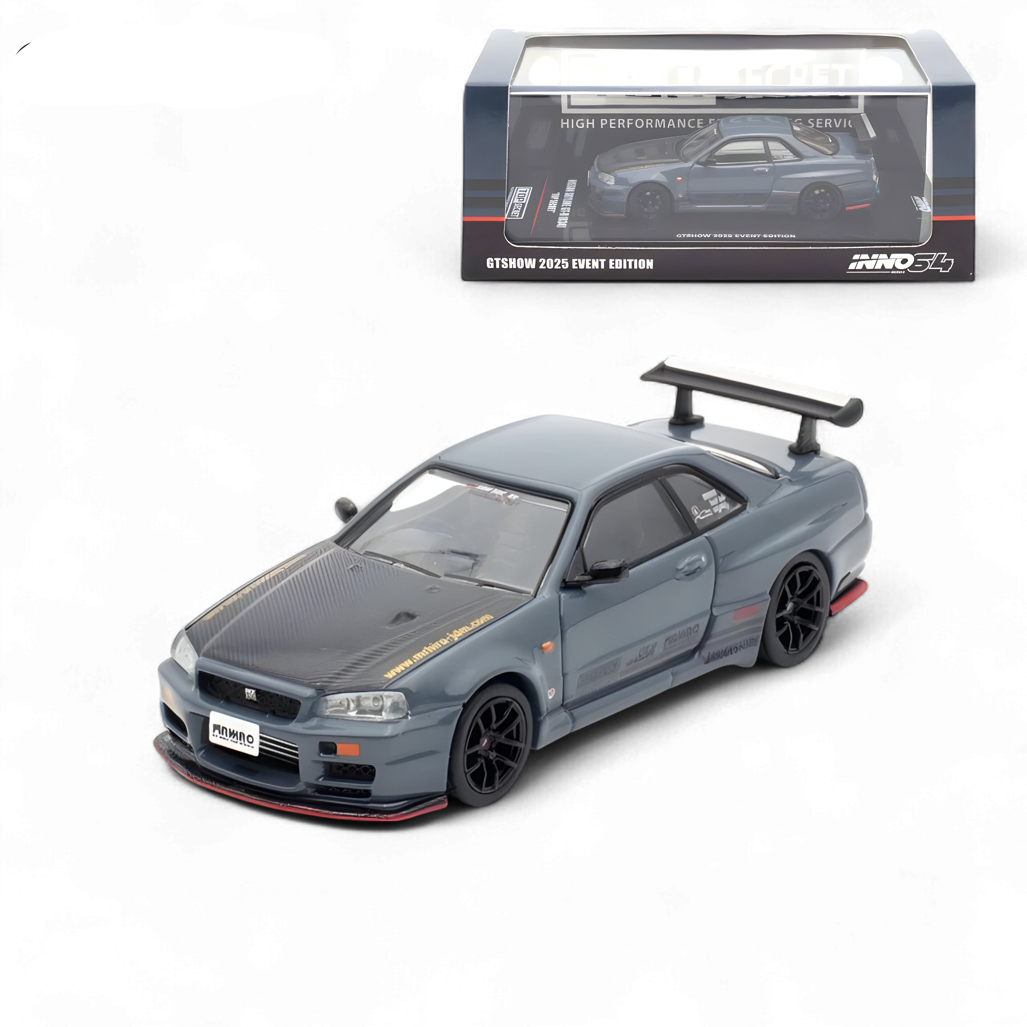 （GT-R R34） TOP SECRET GTSHOW 2025 INNO64 INNO64 Nissan Skyline GT-R R34 Top Secret GTSHOW 2025 Event