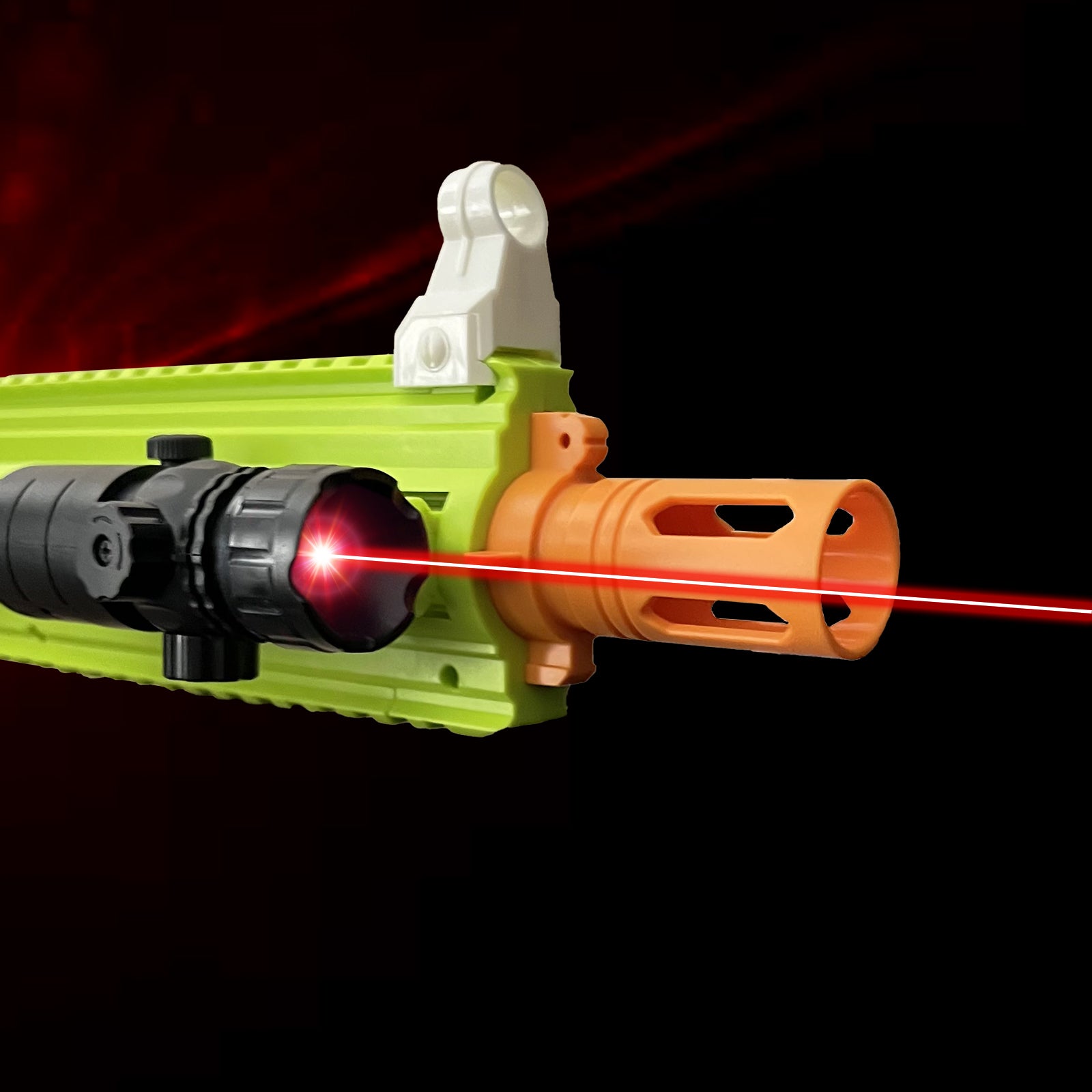 Toy Gun - Accessories with Rails,  Accessories Collection. Infrared Laser, Toy Tactical Flashlight, Scope. 2