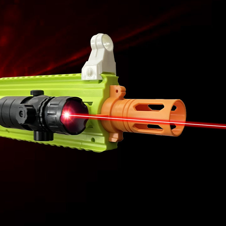Toy Gun - Accessories with Rails,  Accessories Collection. Infrared Laser, Toy Tactical Flashlight, Scope. 2