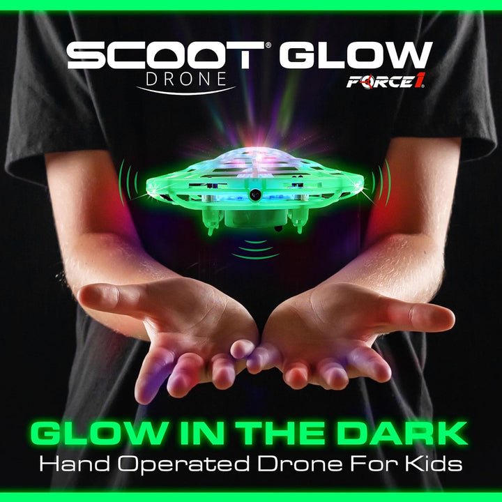 Force1 Scoot Glow Hand Operated Drone for Kids or Adults 2
