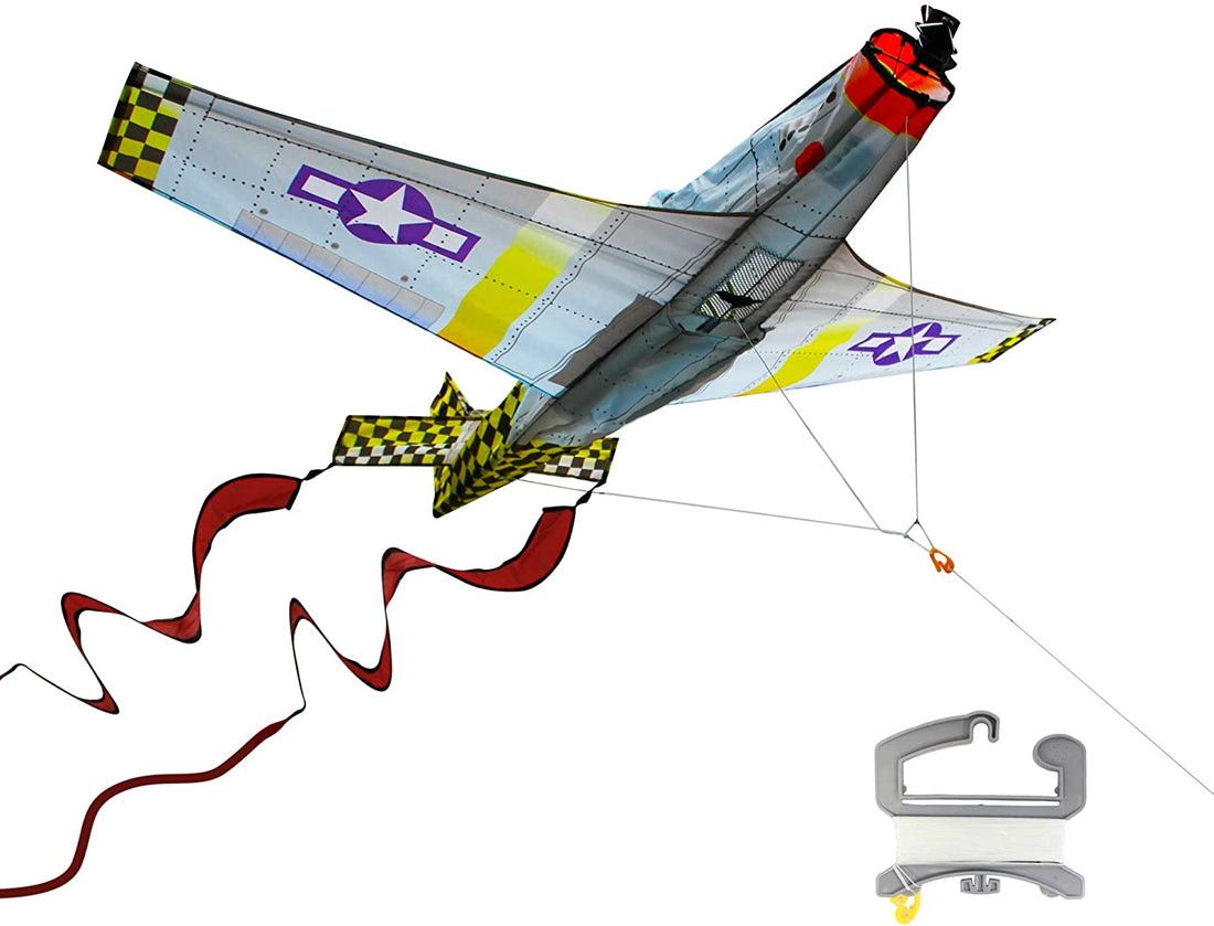 Kite - 50 Inch Wingspan WnS 3-D Nylon Mustang