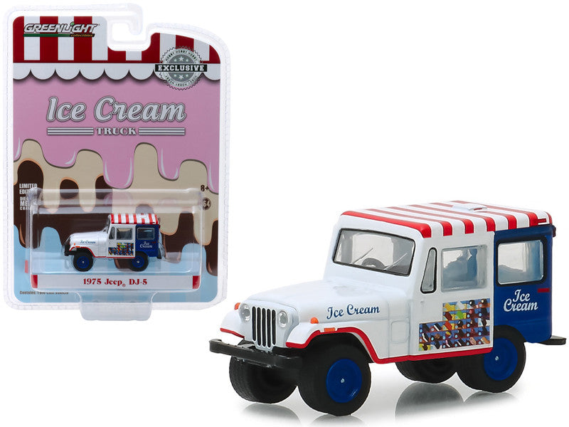 1975 Jeep DJ-5 Ice Cream Truck "Hobby Exclusive" 1/64 Diecast Model Car by Greenlight-0