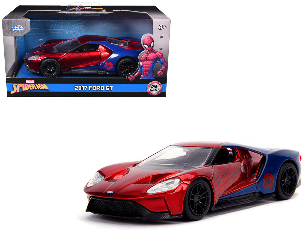 Ford 2017 GT "Spider-Man" Theme "Marvel" Series 1/32 Diecast Model Car by Jada 2