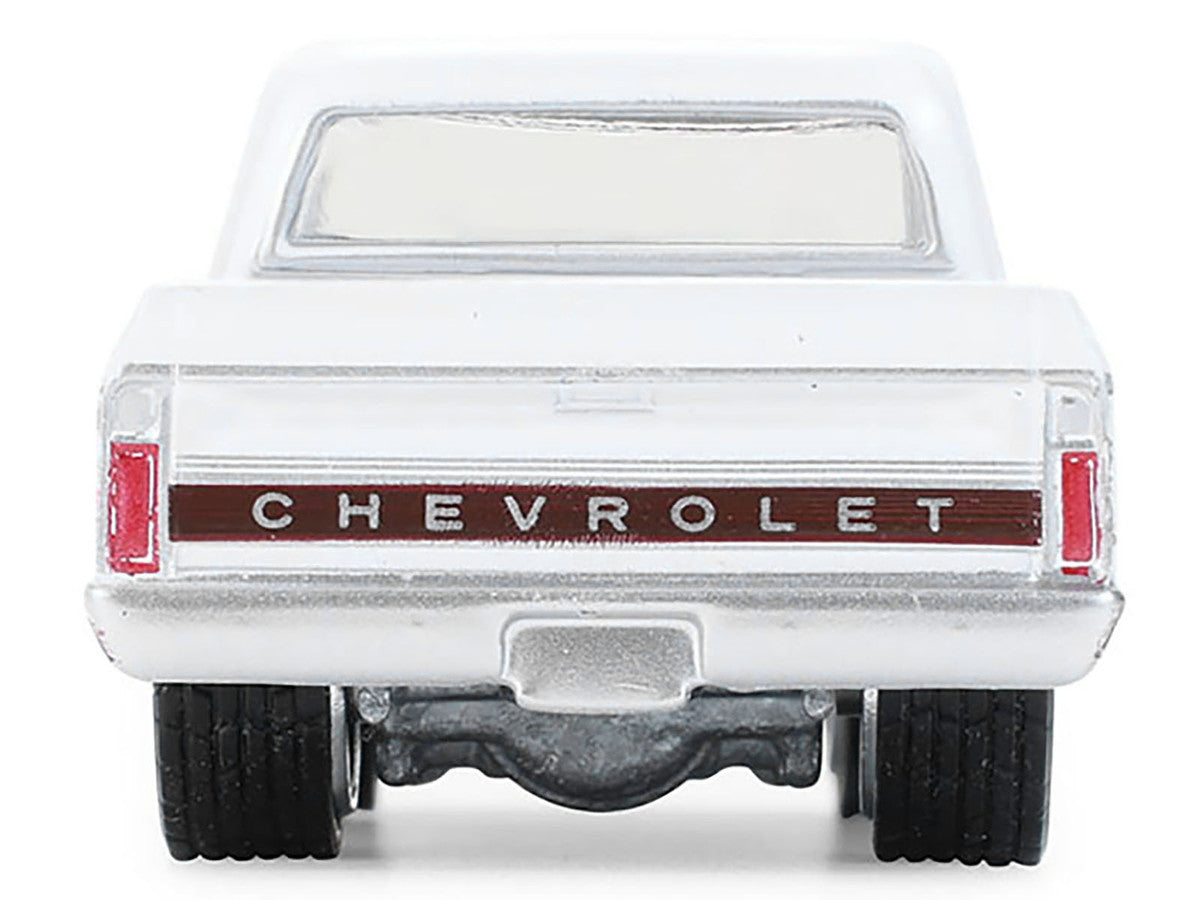 Chevrolet Cheyenne C10 1972 Short Bed Pickup Truck White "Hobby Exclusive" Series 1/64 Diecast Model Car by Greenlight 2