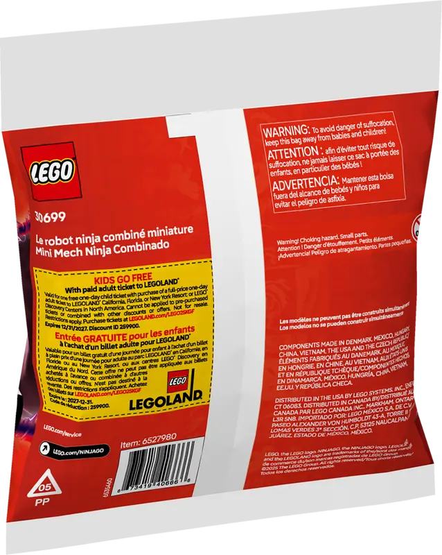 LEGO 30699 Ninjago Mini Ninja Combo Mech 2