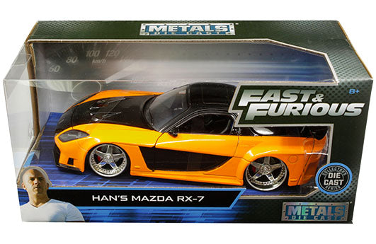 Fast & Furious 1997 Mazda RX-7 限定版 Mazda RX-7 – Han's 1997 Jada 1:24 Fast & Furious (Box has some
