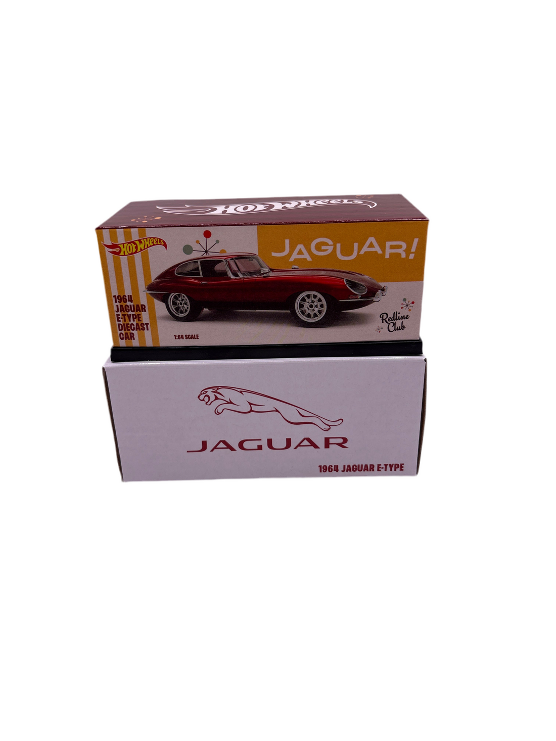 Hot Wheels 1964 Jaguar E-Type Diecast red
