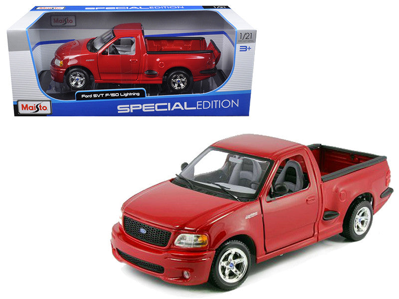 Ford SVT F-150 Lightning Pickup Truck Red 1/21 Diecast Model Car by Maisto-0