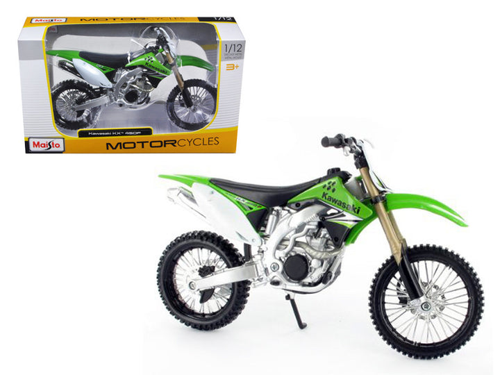 Kawasaki KX 450F Green 1/12 Diecast Motorcycle Model by Maisto-0