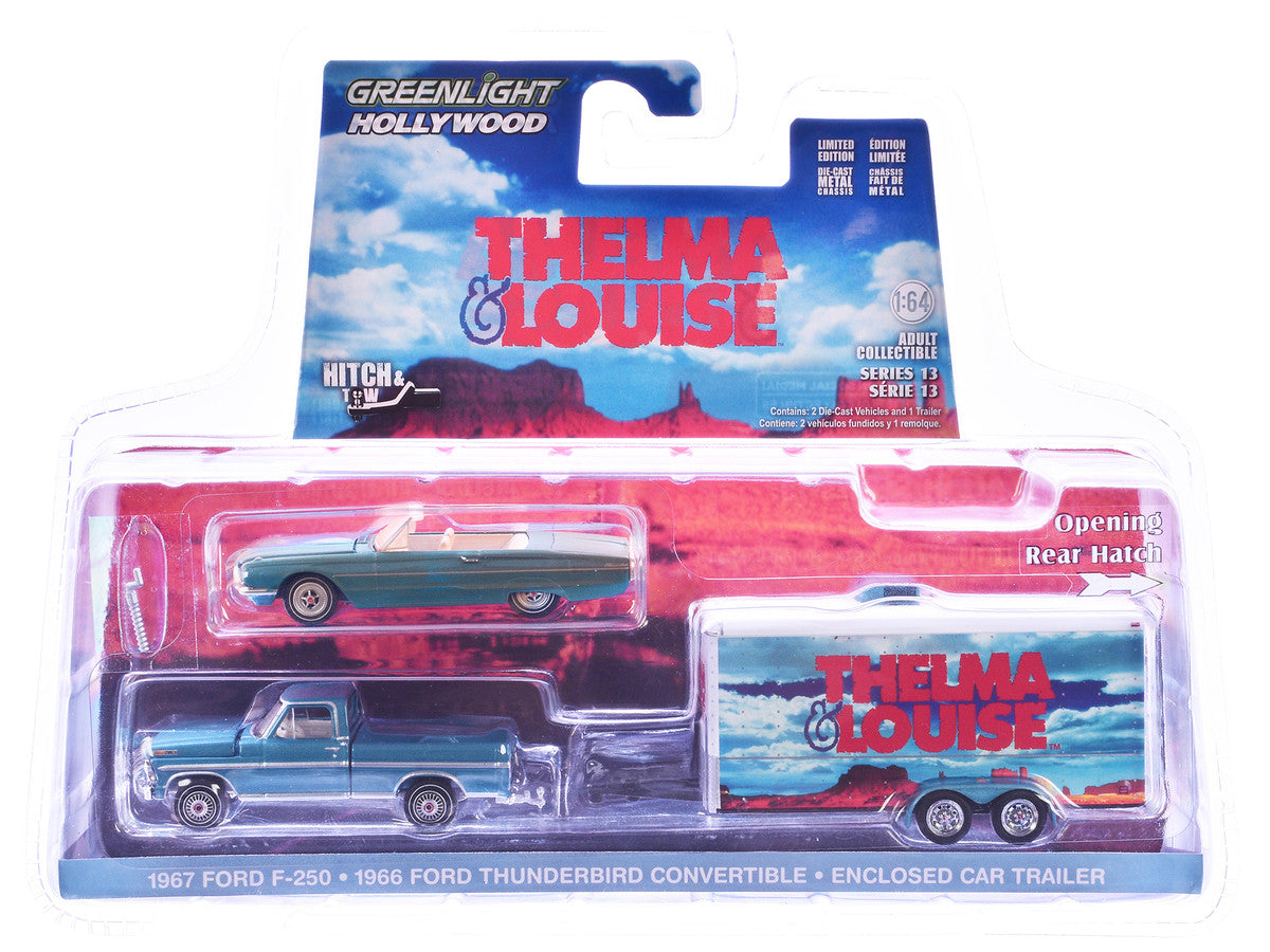 "Hollywood Hitch & Tow" Series 13 Set of 3 pieces 1/64 Diecast Model Cars by Greenlight-1