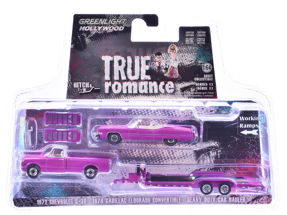 "Hollywood Hitch & Tow" Series 13 Set of 3 pieces 1/64 Diecast Model Cars by Greenlight-0