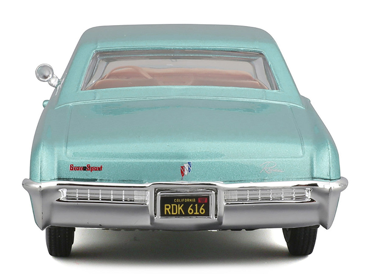 1965 Buick Riviera Gran Sport Light Blue Metallic "Special Edition" Series 1/26 Diecast Model Car by Maisto-3