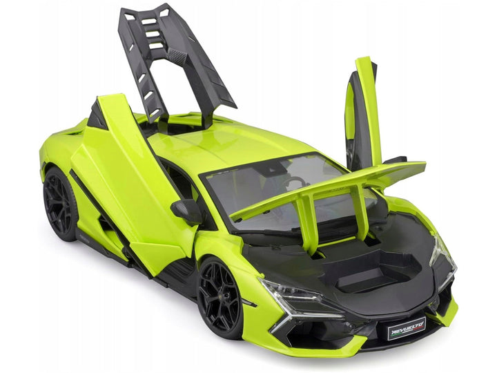 Lamborghini Revuelto Green Metallic "Special Edition" 1/18 Diecast Model Car by Maisto-0