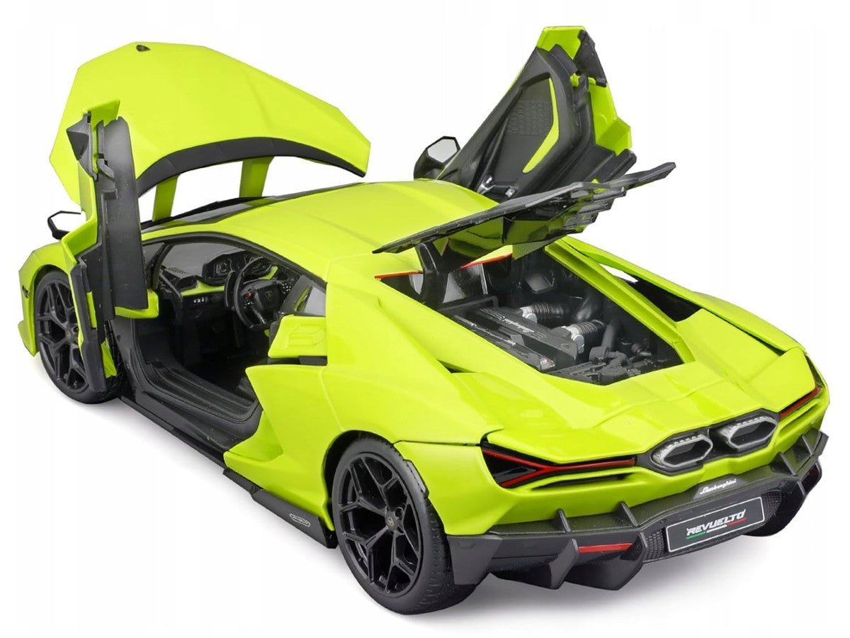 Lamborghini Revuelto Green Metallic "Special Edition" 1/18 Diecast Model Car by Maisto-1