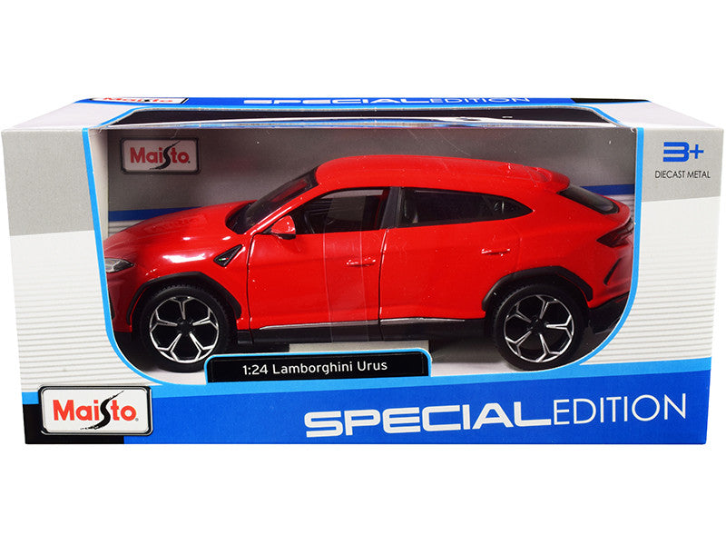 Lamborghini Urus Red "Special Edition" Series 1/24 Diecast Model Car by Maisto-0