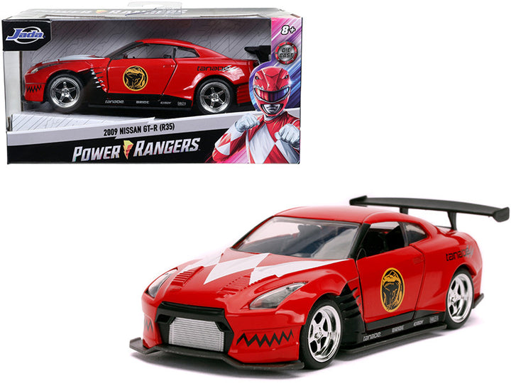 2009 Nissan GT-R (R35) Red Red Ranger's "Power Rangers" 1/32 Diecast Model Car by Jada-0