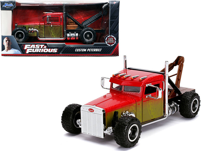 Custom Peterbilt Tow Truck "Fast & Furious" Series 1/24 Diecast Model by Jada-0