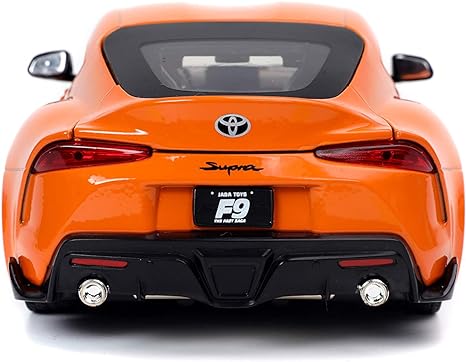 1:24ワイスピ HAN&#39;s 2020 TOYOTA SUPRA Fast & Furious Han's 2020 Orange Toyota Supra Kids Model