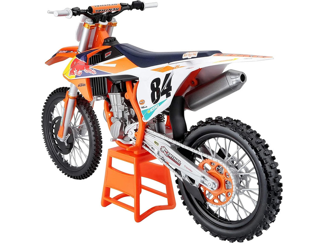 KTM 450 SX-F #84 Jeffrey Herlings "Red Bull KTM Factory Racing" (2018) 1/6 Diecast Motorcycle Model by Maisto-2