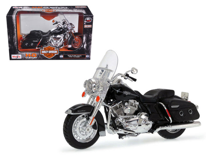 2013 Harley Davidson FLHRC Road King Classic Black 1/12 Diecast Motorcycle Model by Maisto-0