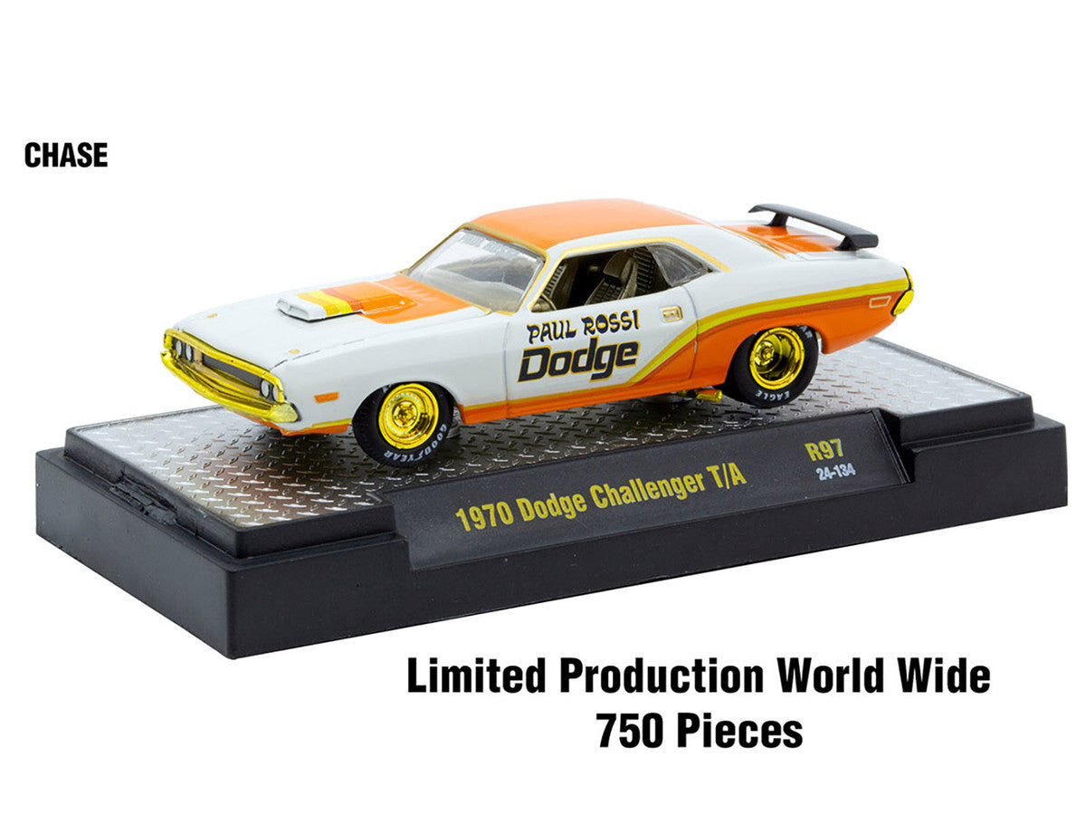 "Auto-Thentics" 6 piece Set Release 97 IN DISPLAY CASES Limited Edition 1/64 Diecast Model Cars by M2 Machines-1