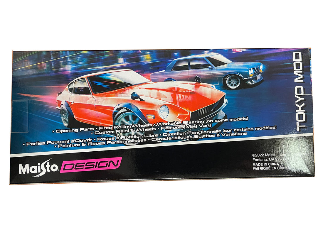 Datsun 1973 620 Pickup Truck Blue "Tokyo Mod" "Maisto Design" Series 1/24 Diecast Model Car by Maisto 2