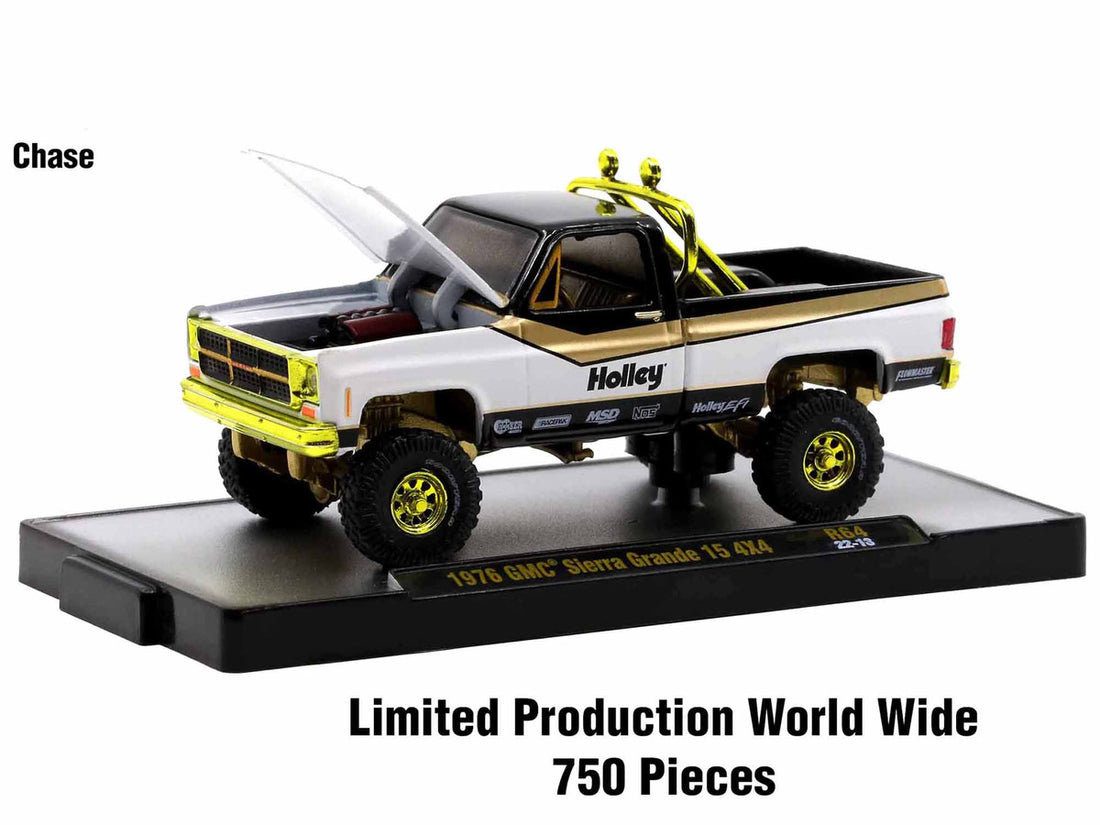 "Auto Meets" Set of 6 Cars IN DISPLAY CASES Release 64 Limited Edition to 9600 pieces Worldwide 1/64 Diecast Model Cars by M2 Machines-1
