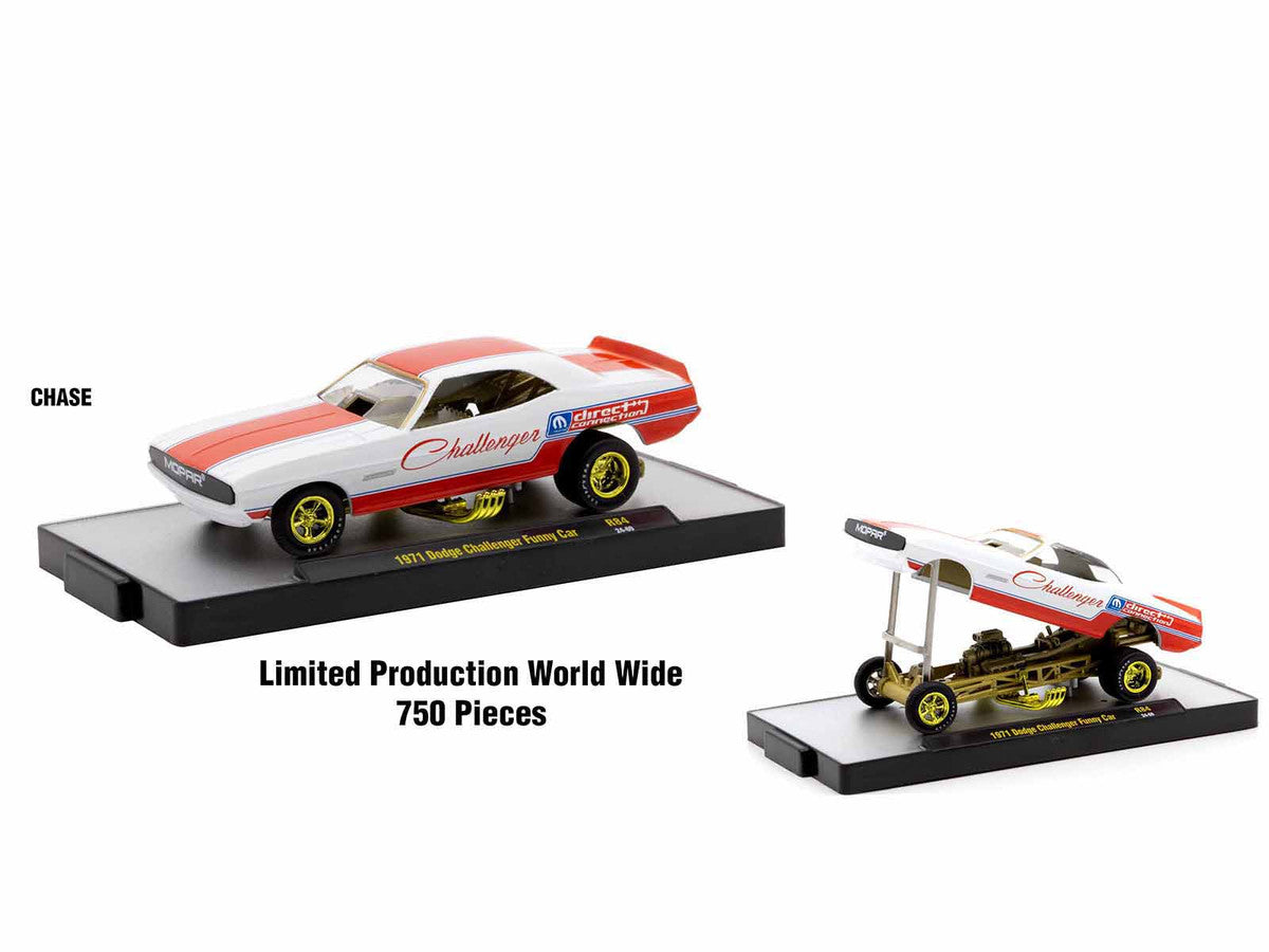 "Auto Meets" Set of 6 Cars IN DISPLAY CASES Release 84 Limited Edition 1/64 Diecast Model Cars by M2 Machines-0