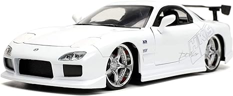 Mazda RX-7 FD3S Wide Body HKS 1993 – Jada 1:24 Fast &amp; Furious | 32607 Front and Driver's Side View