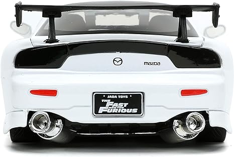 Mazda RX-7 FD3S Wide Body HKS 1993 – Jada 1:24 Fast &amp; Furious | 32607 Rear View